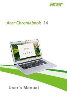 Acer Chromebook 14 manual. Camera Instructions.